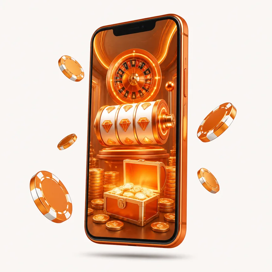 Smartphone with glowing screen — Cashmo