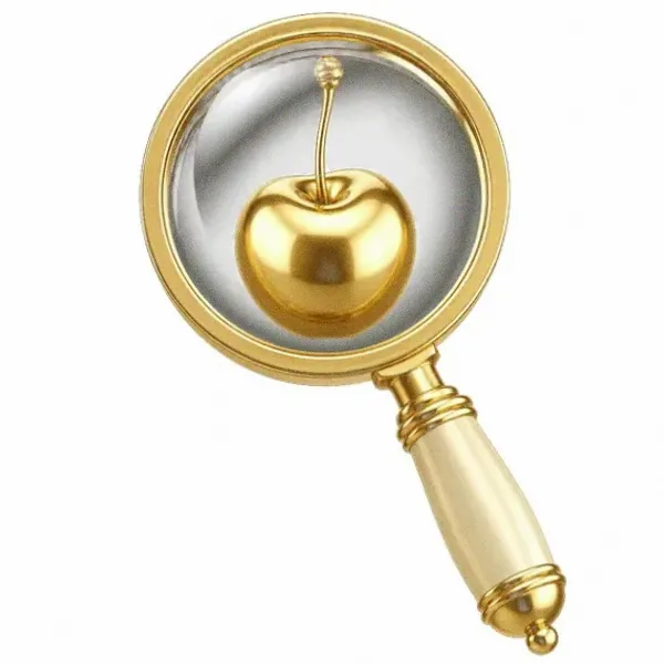 Cherry magnifying glass — Cashmo