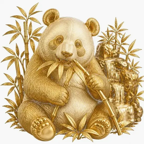 Panda eating bamboo — Cashmo