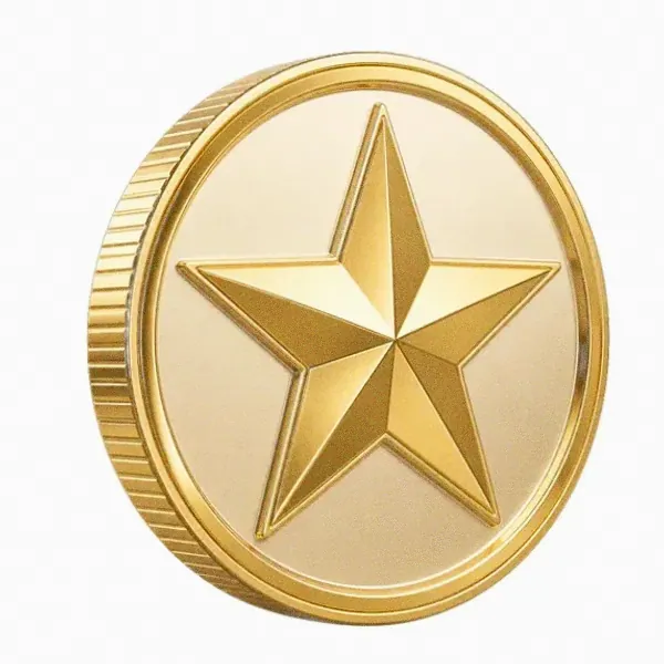 Star-emblem coin — Cashmo