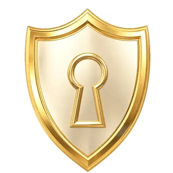 Shield with keyhole — Cashmo