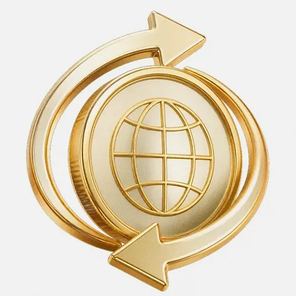 Coin with arrows — Cashmo