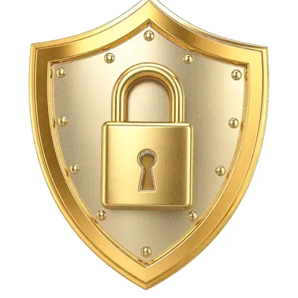 Shield with padlock — Cashmo